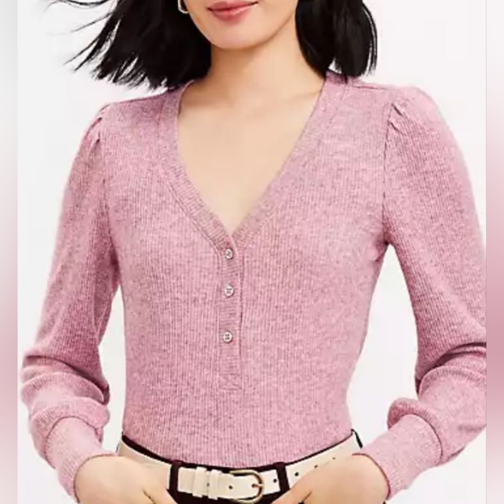 Ann Taylor Loft Knit Henley
